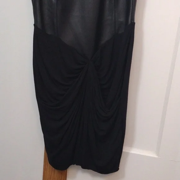Little Black Dress Size 4 Revolve Vegan Leather Bailey 44 - Picture 8 of 15
